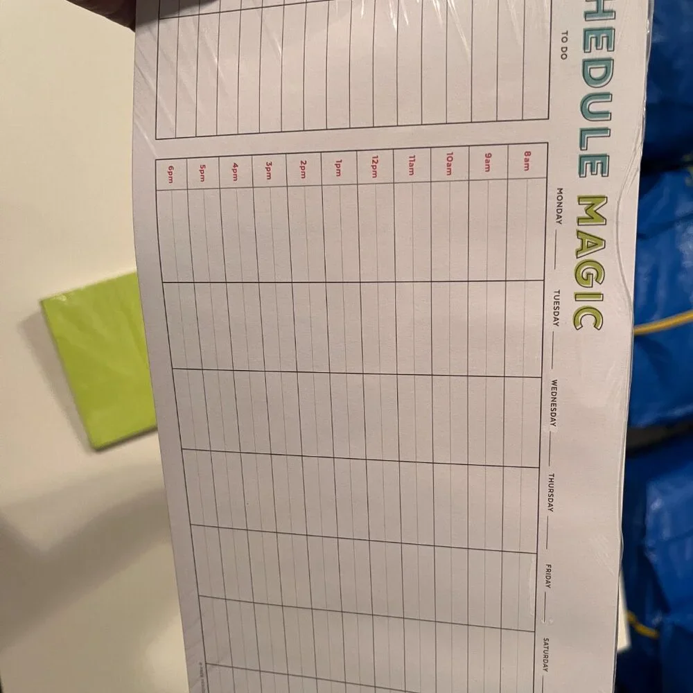 Notepads - To Do‎ List. / Schedule Magic Notepad (new)